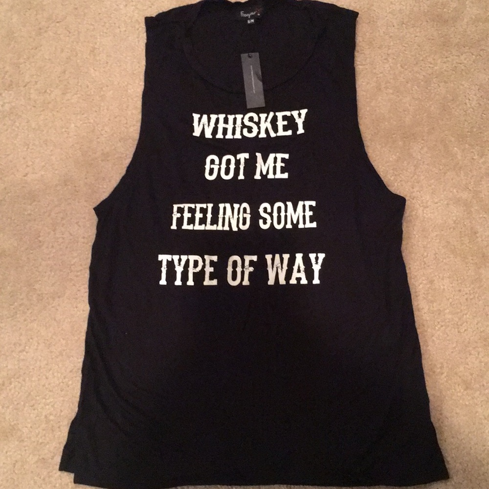 Free your heart Black tank